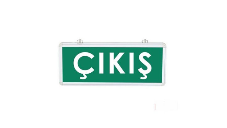MS017 Çift Yönlü Acil Yönlendirme Armatürü(Çıkış)