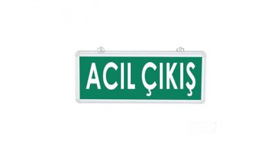 MS018 Çift Yönlü Acil Yönlendirme Armatürü(Acil Çıkış)