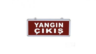 MS160 Çift Yönlü Acil Yönlendirme Armatürü(Yangın Çıkışı)