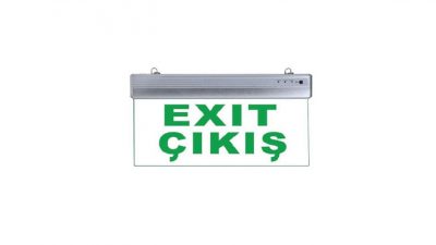MS220 Tek Yönlü Acil Aydınlatma Armatürü(Camlı Exıt)