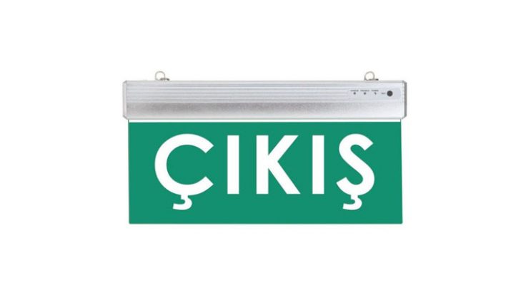 MS234 Tek Yönlü Acil Yönlendirme Armatürü (Pleksi)